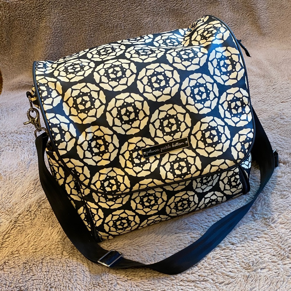Petunia Pickle Bottom Coated Canvas Diaper Bag
